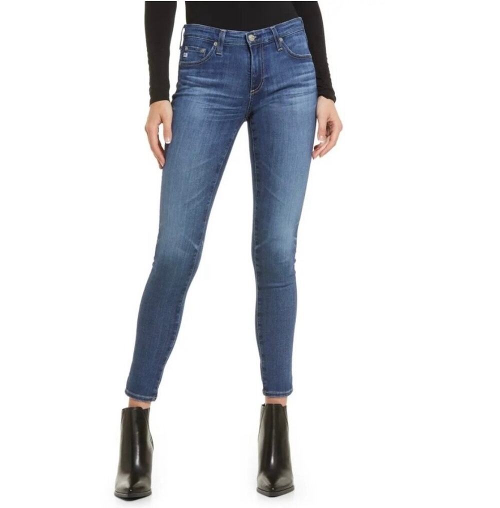AG Adriano Goldschmied The Legging Ankle Super Skinny Jeans Womens Size 25R